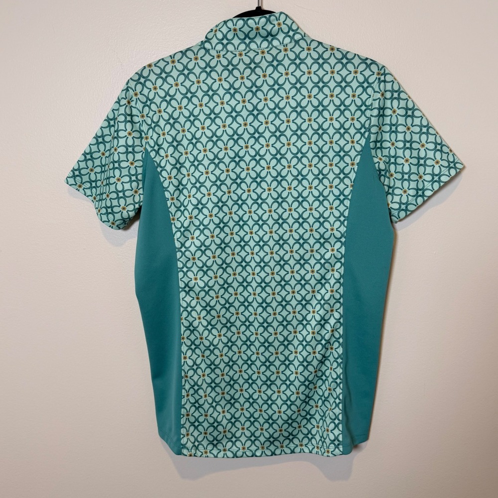 Riding Sport Dover Saddlery Airflow 1/4 Zip Print Short Sleeve Riding Shirt- MED - Picture 9 of 12